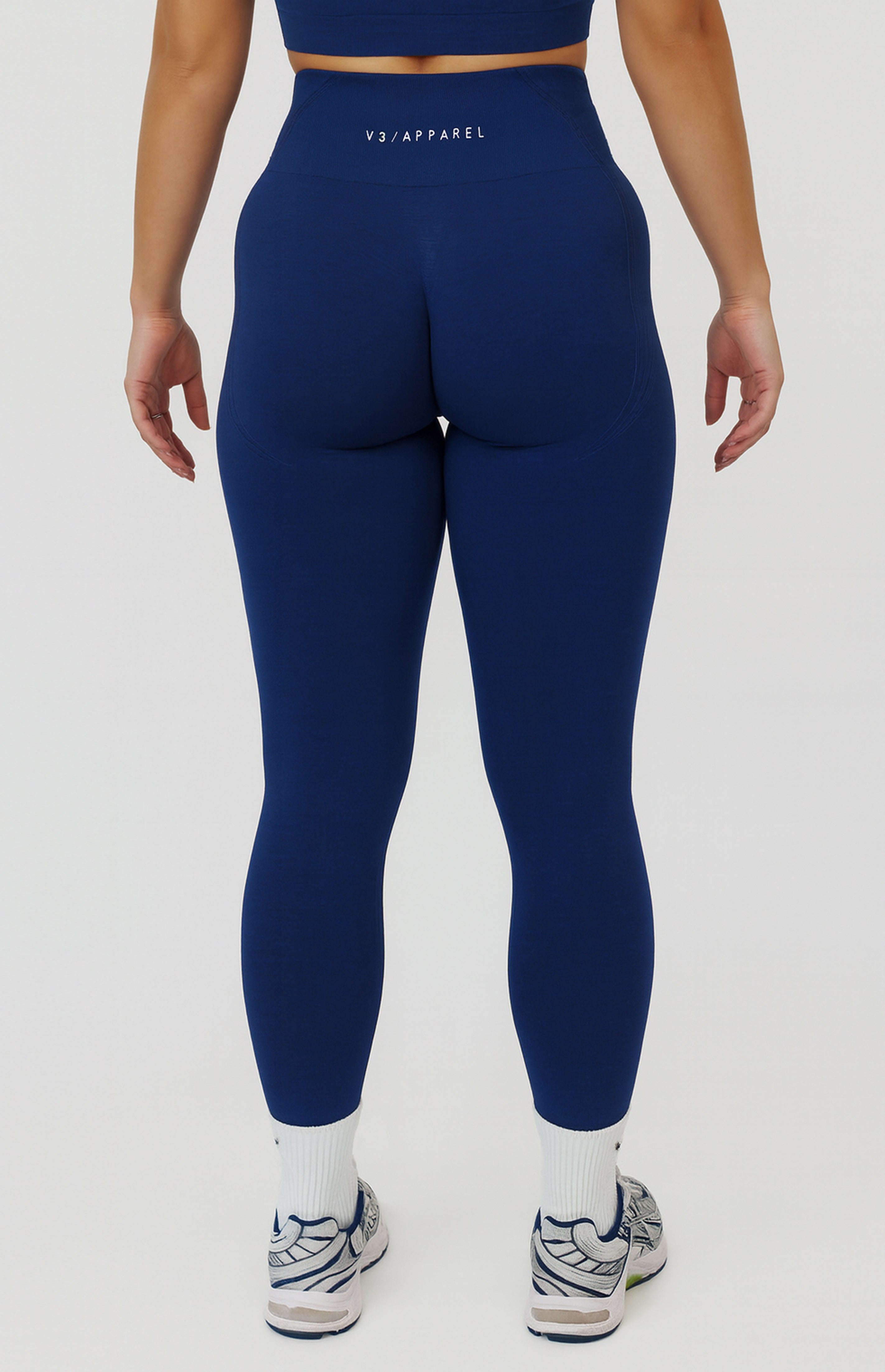Tempo Seamless Scrunch Leggings - Midnight Blue