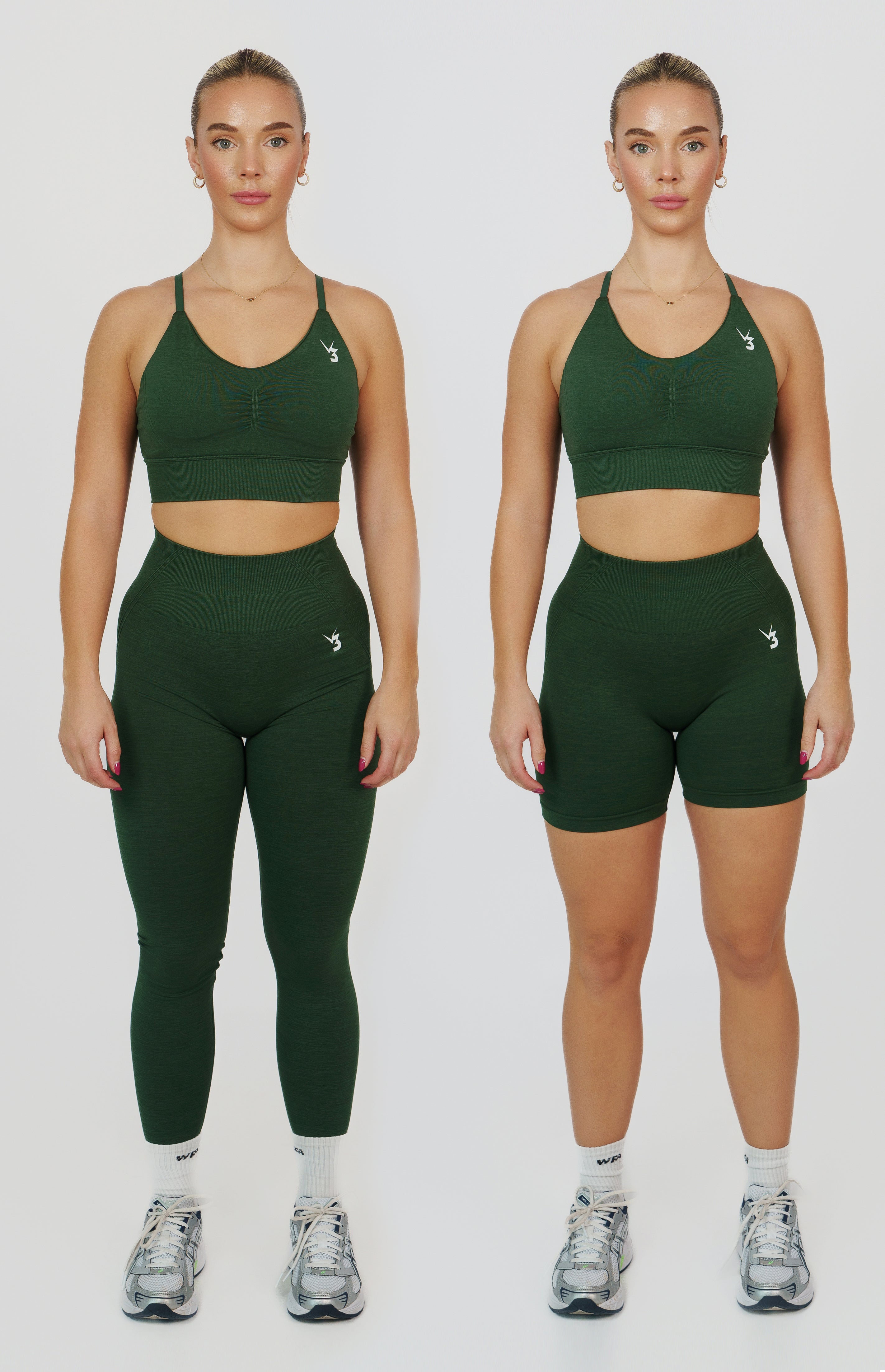 Tempo 3-Piece Seamless Set - Hunter Green