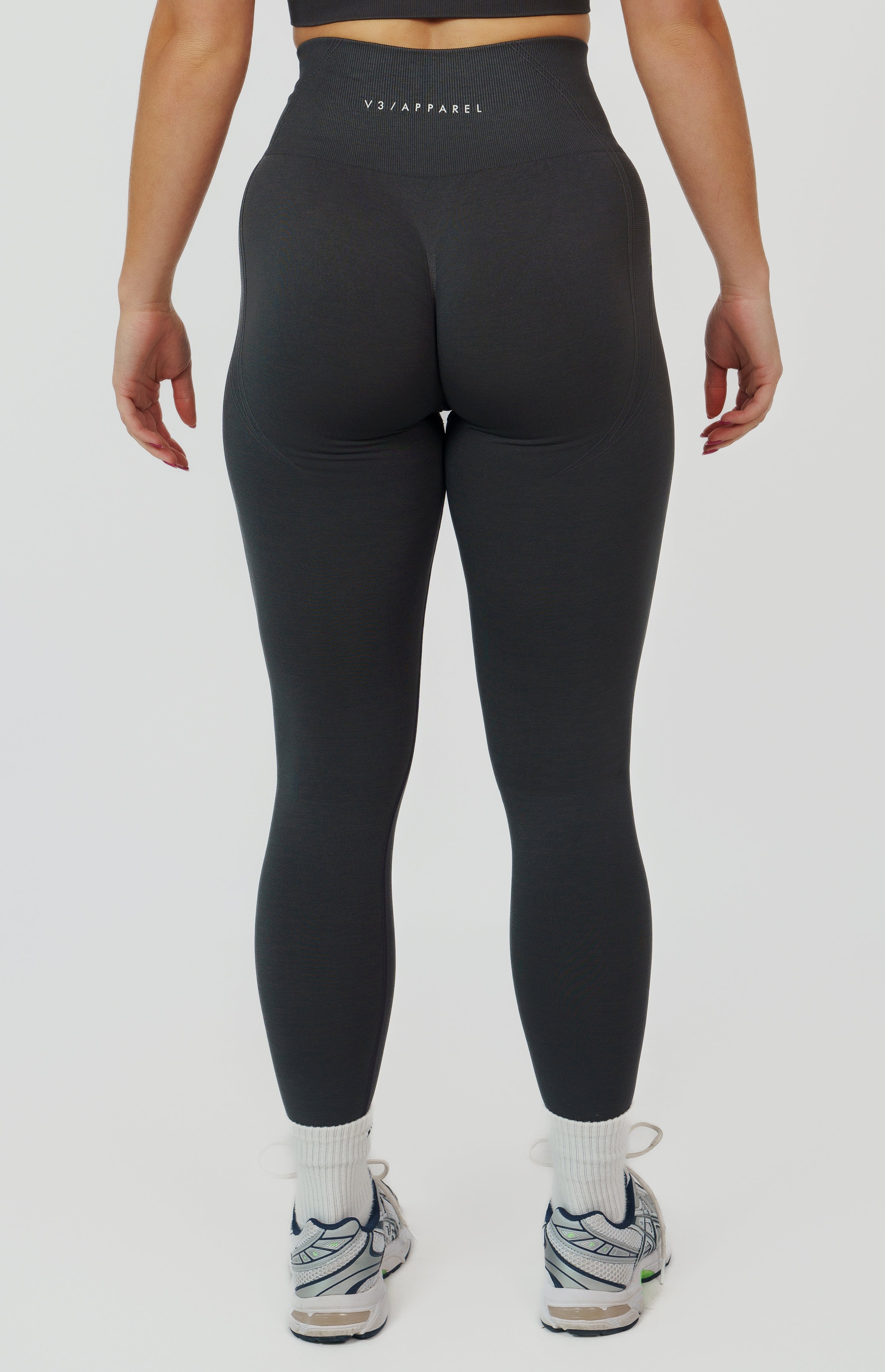 Tempo Seamless Scrunch Leggings - Slate Grey