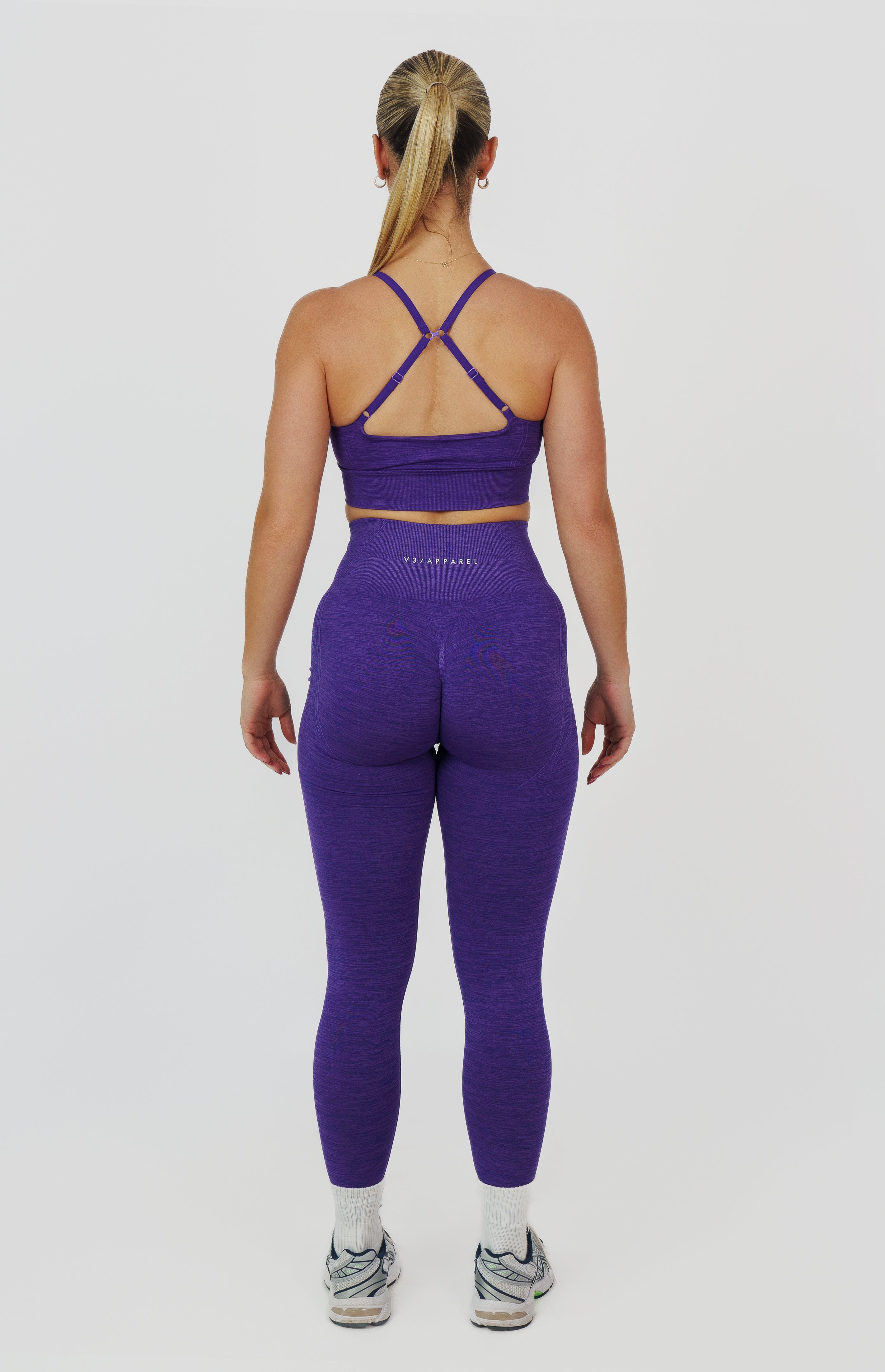 Tempo Seamless Scrunch Leggings - Ultra Violet