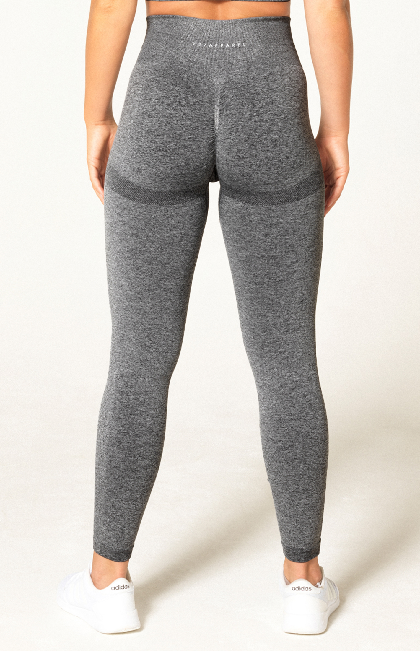 Define Seamless Scrunch Leggings - Dark Grey Marl