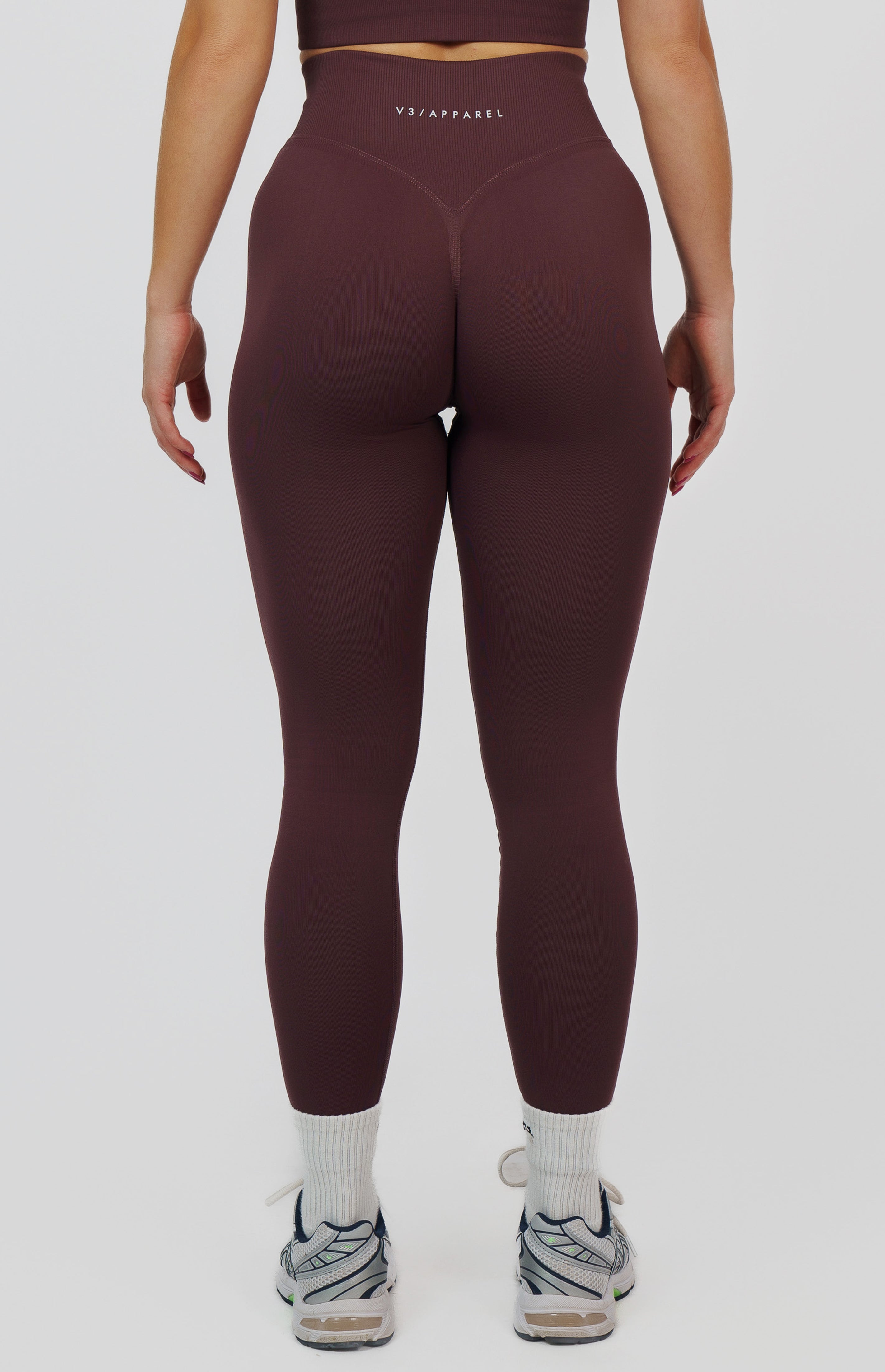 Form Seamless Scrunch Sports Bra, Leggings & Shorts Set - Plum Purple