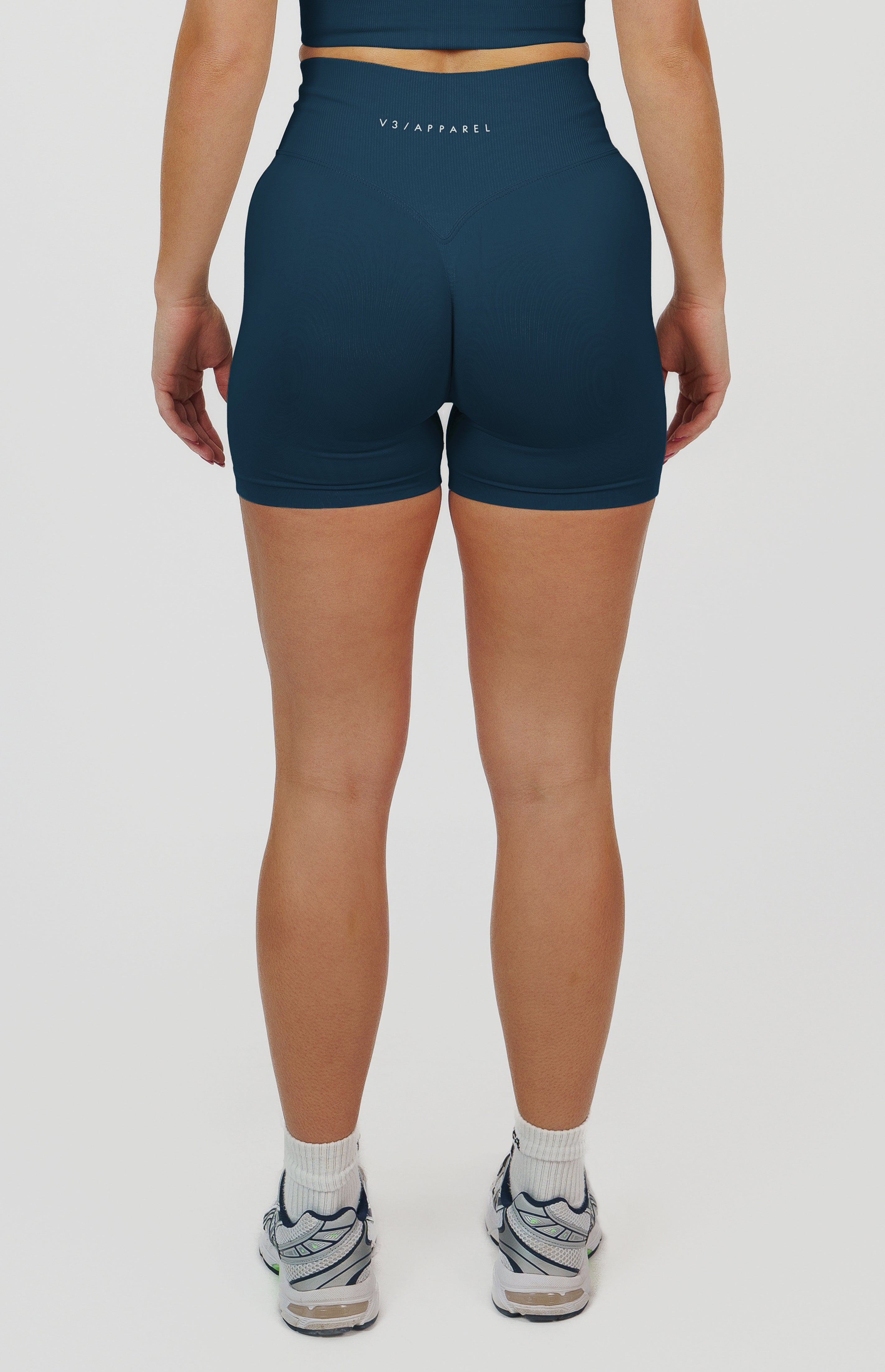 Form Seamless Scrunch Sports Bra, Leggings & Shorts Set - Deep Turquoise