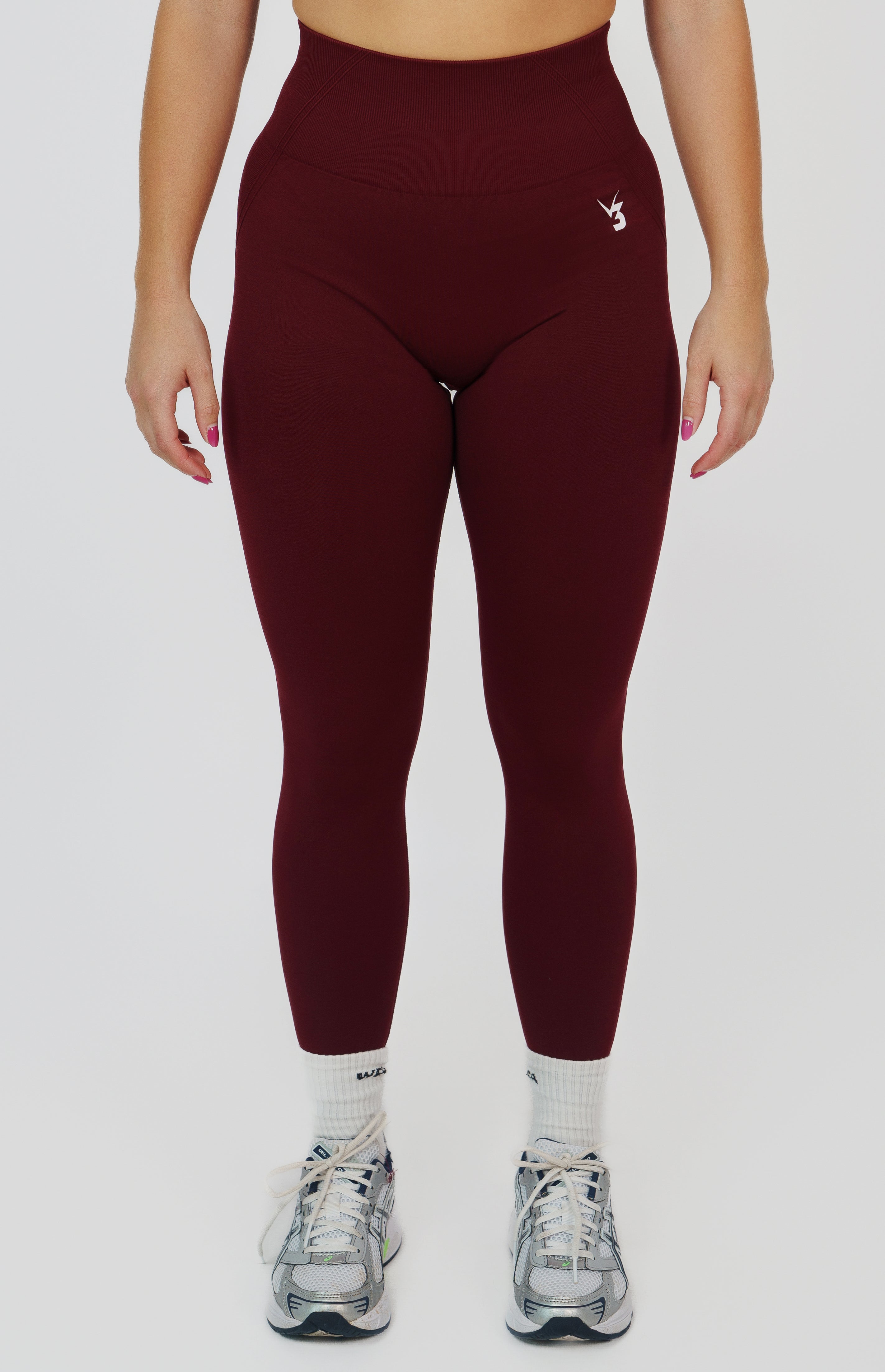 Tempo 3-Piece Seamless Set - Pomegranate Red
