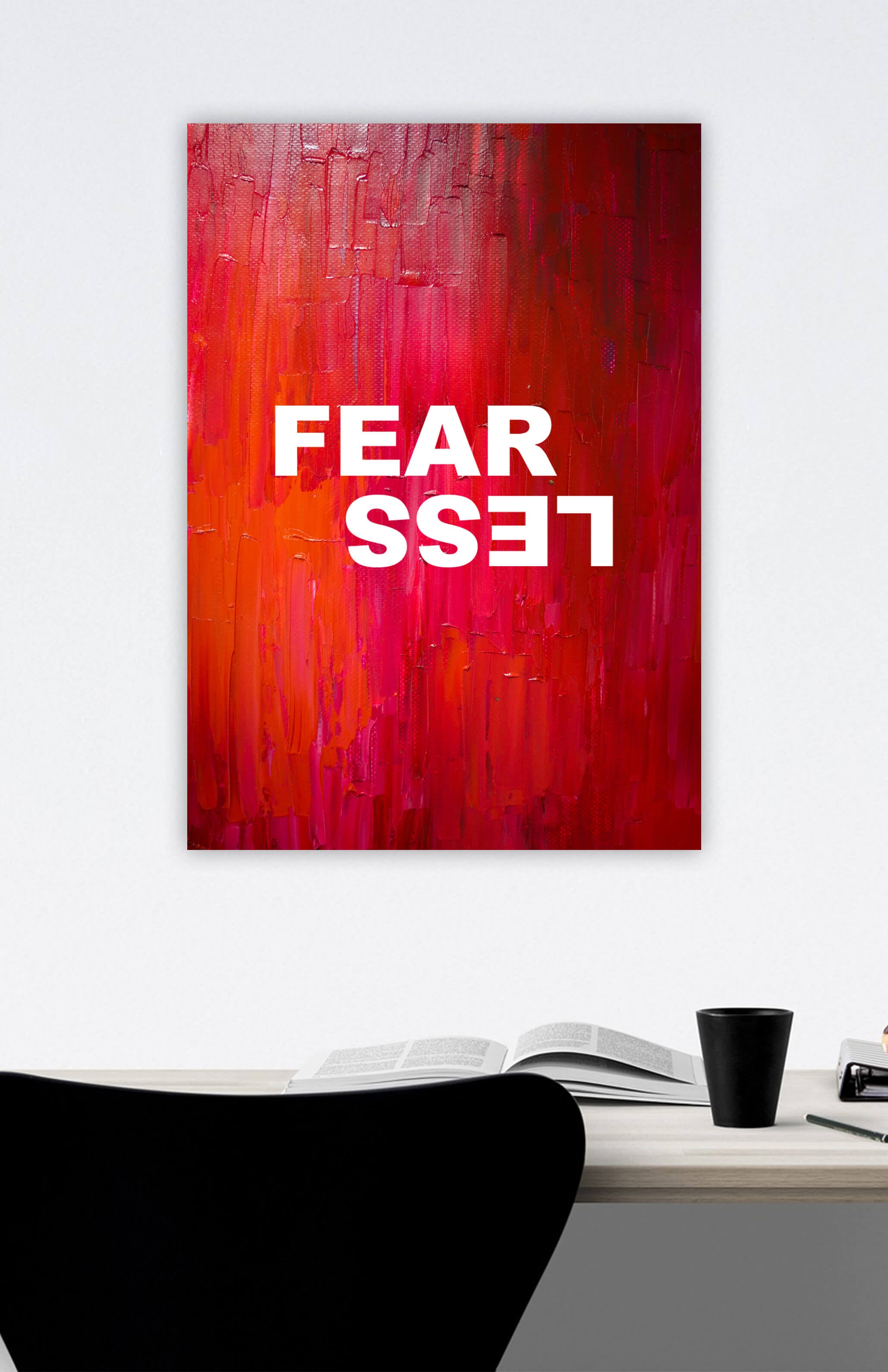 V3 Apparel womens fearless, Motivational posters, mens inspirational wall artwork and empowering poster quote designs for office, home gym, school, kitchen and living room.